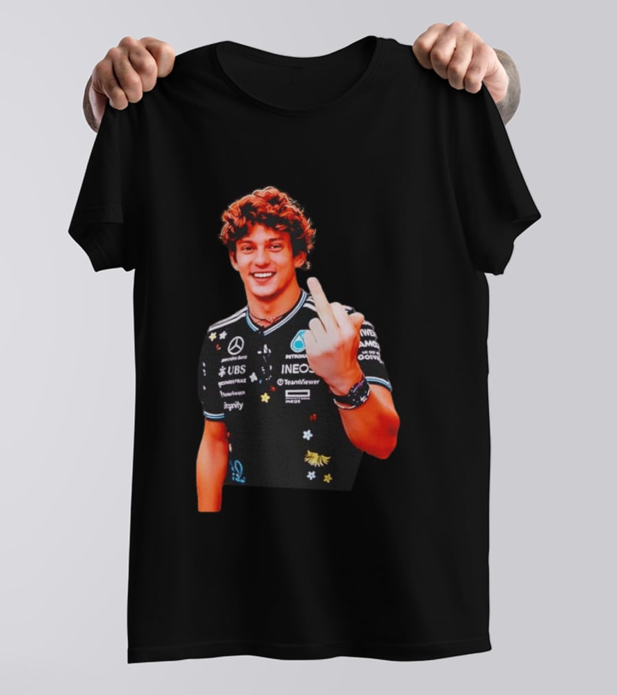 Kimi Antonelli F1 Racer Gesture Ineos Mercedes Team Viewer Racing T-Shirt