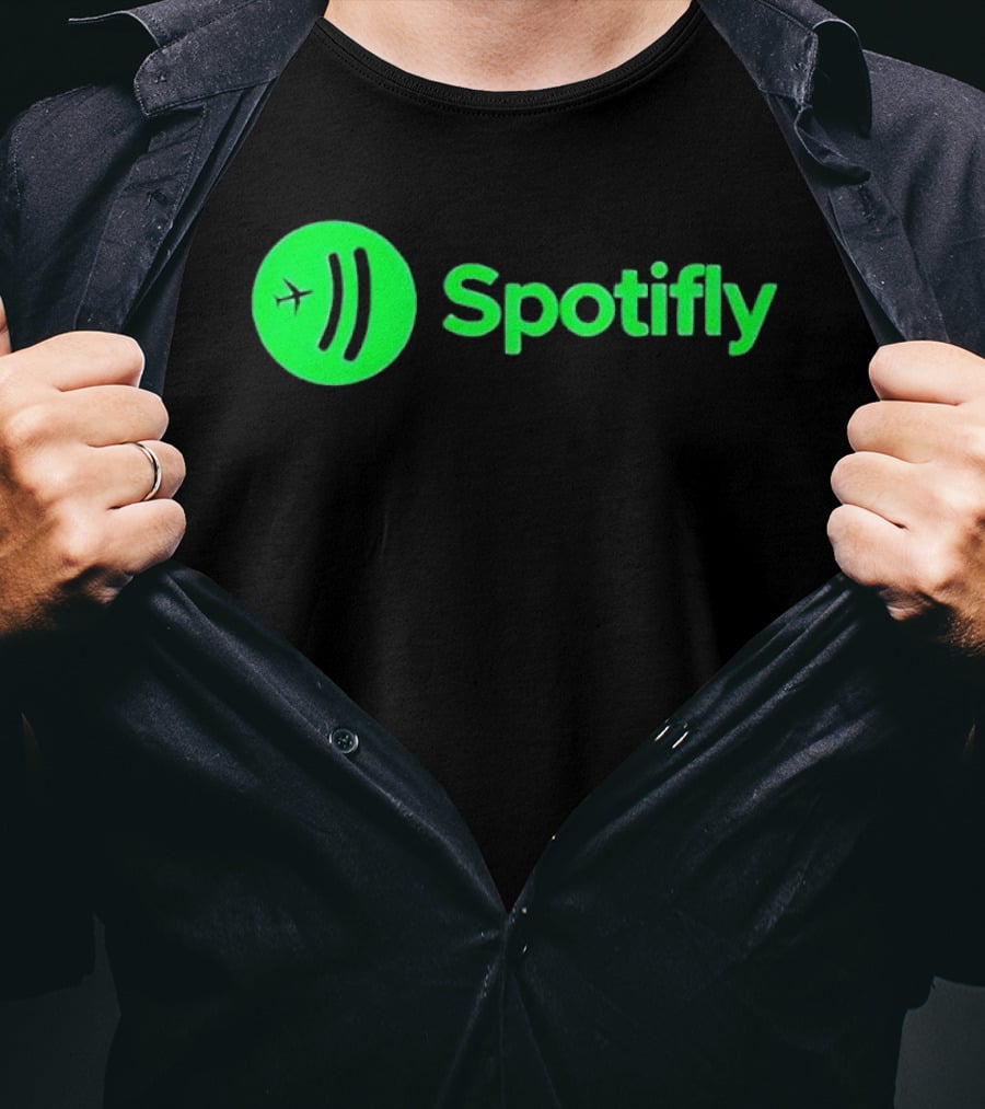 Spotifly 911 Parody Green Fly T-Shirt