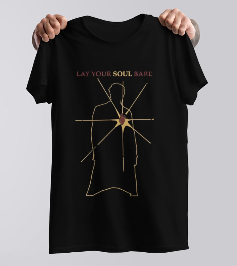 Lay Your Soul Baru Heart Starburst T-Shirt