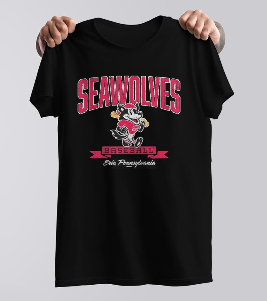 Erie SeaWolves Seawolves Baseball Team T-Shirt