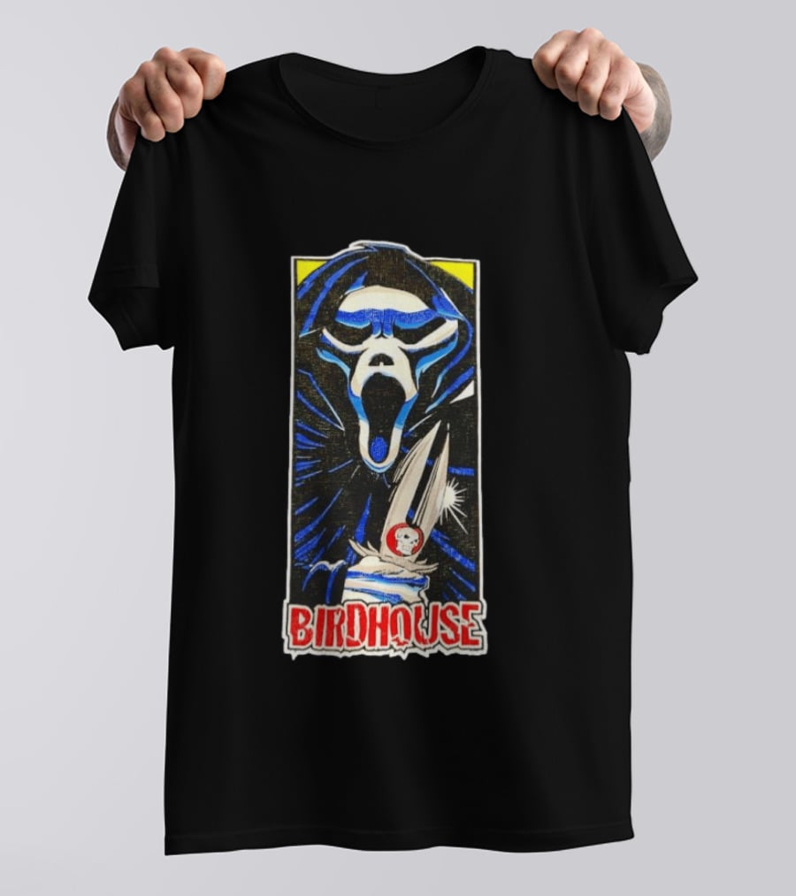 Birdhouse Ghostface Knife Skateboard T-Shirt
