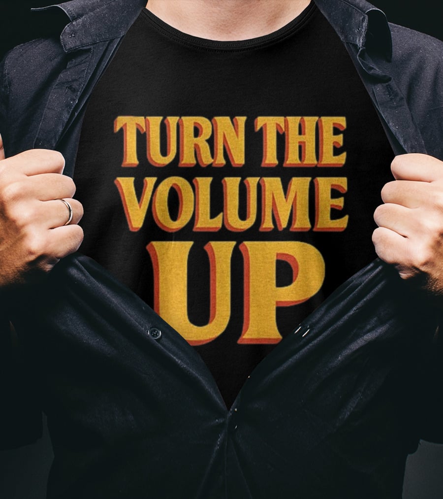 Turn The Volume Up Zohran Mamdani NYC Mayor Election Campaign T-Shirt