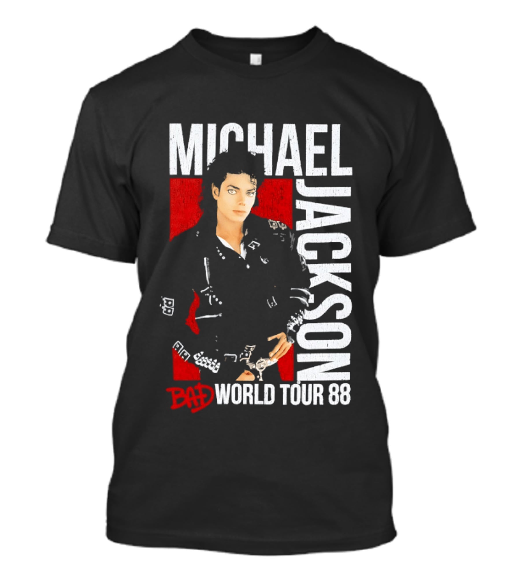 Michael Jackson Bad World Tour 1988 Live Concert Memorabilia T-Shirt