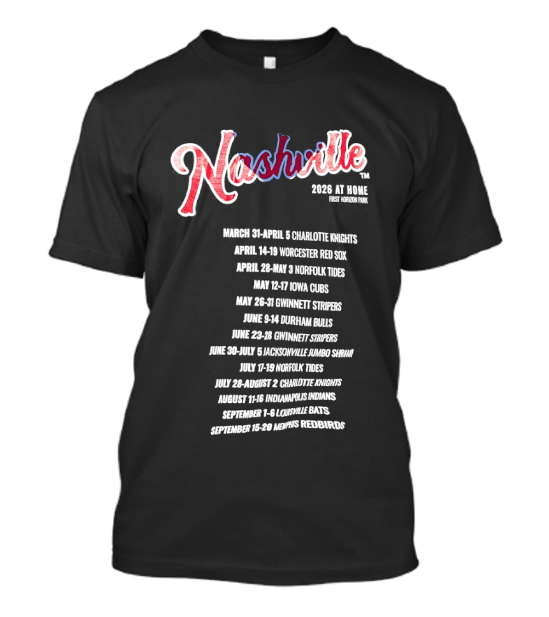 Nashville Home Show 2026 First Horizon Park Tour Dates And Locations T-Shirt