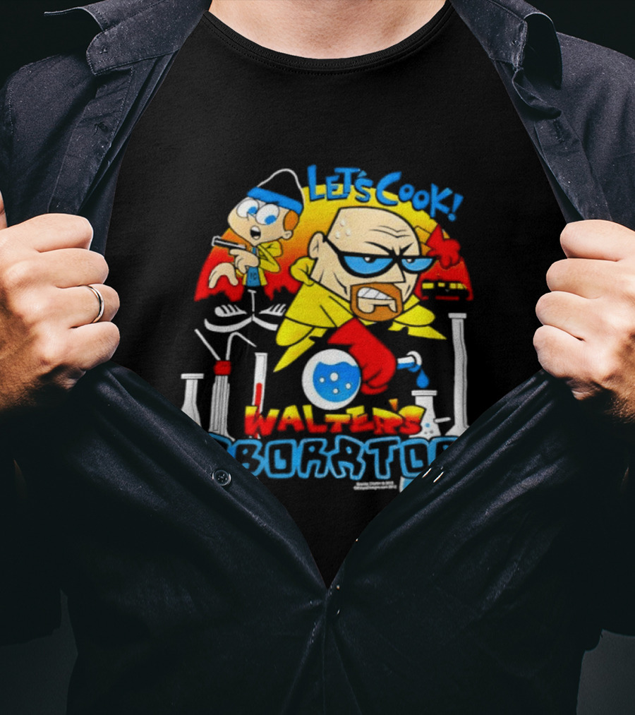 Walter's Laboratory Let's Cook Dexter's Lab Cartoon T-Shirt