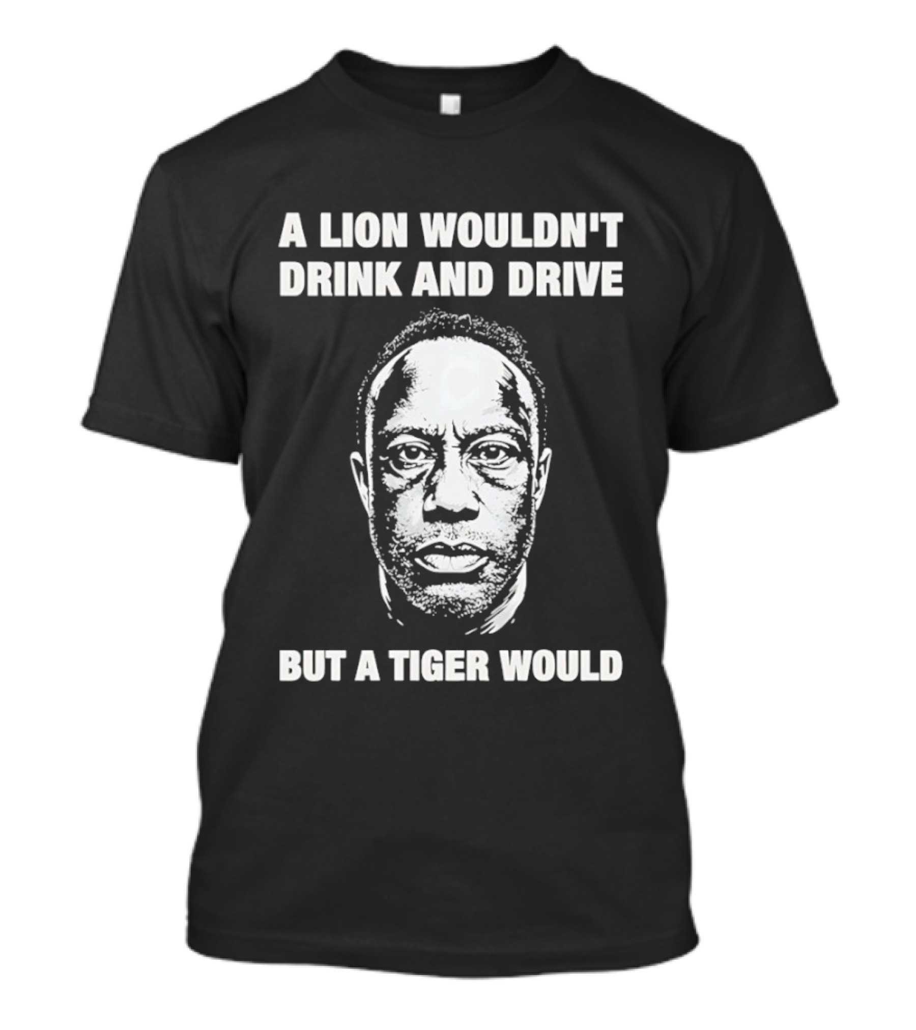 A Lion Wouldn't Drink And Drive But A Tiger Would Face T-Shirt