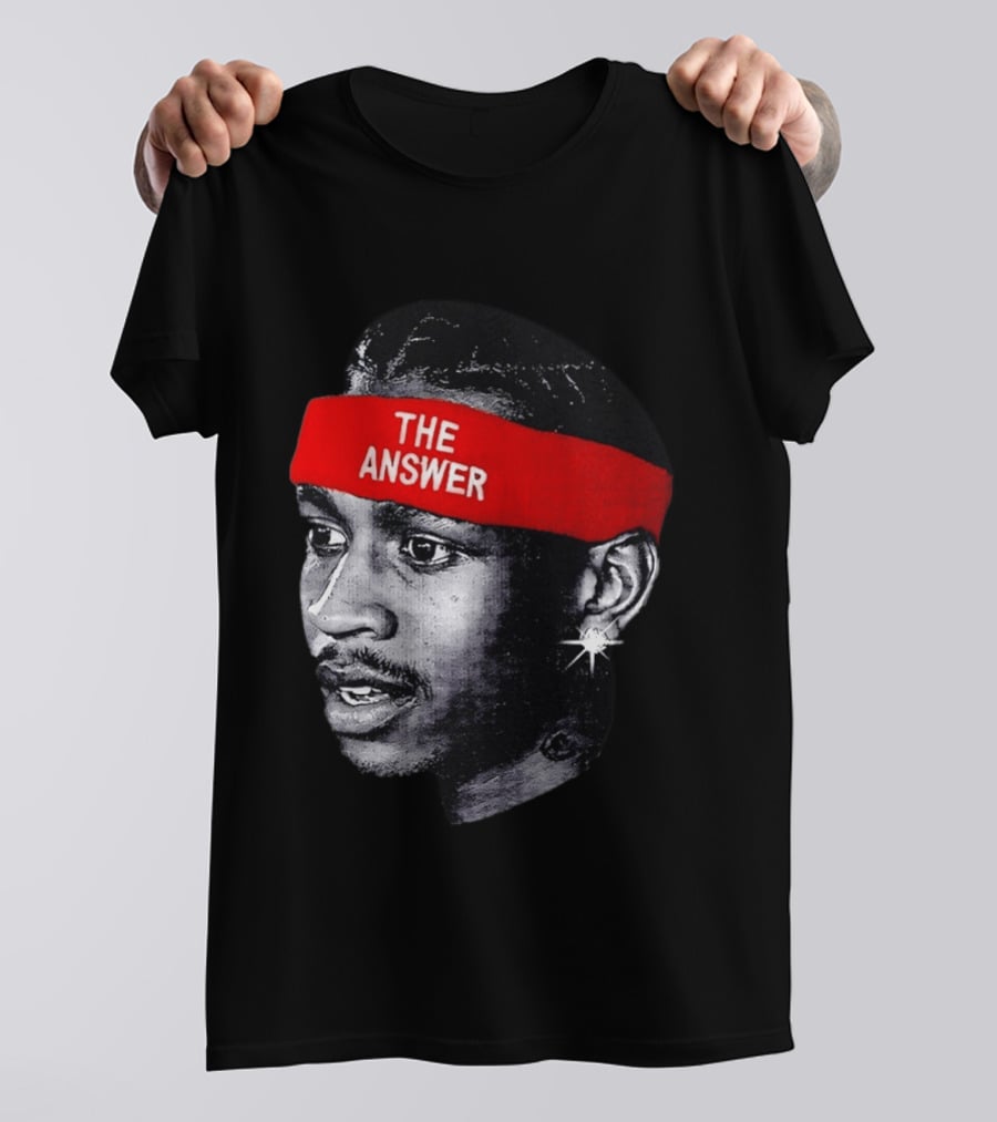 Allen Iverson The Answer Basketball Legend T-Shirt