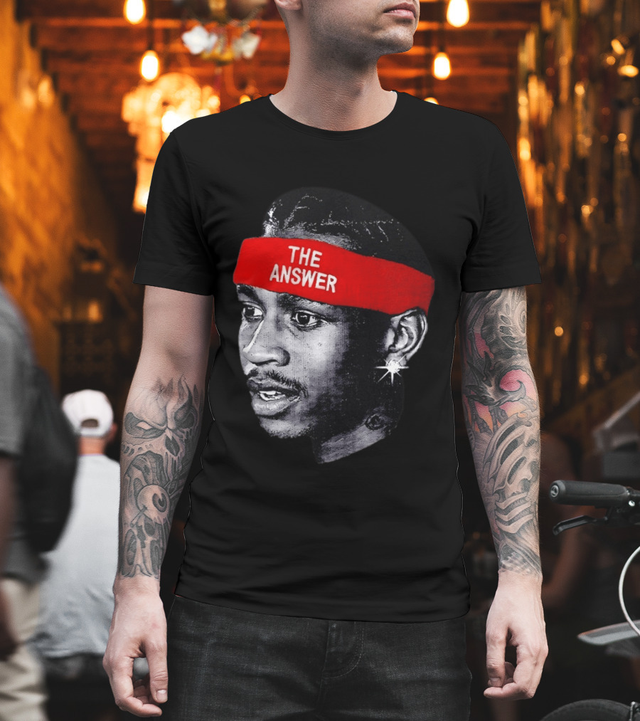 Allen Iverson The Answer Basketball Legend T-Shirt