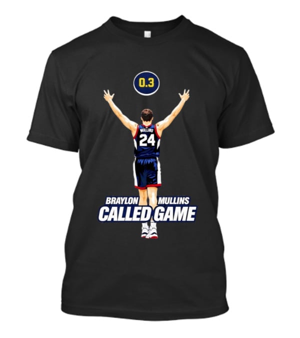 Braylon Mullins Iconic 0.3 Second Basketball Victory Called Game T-Shirt