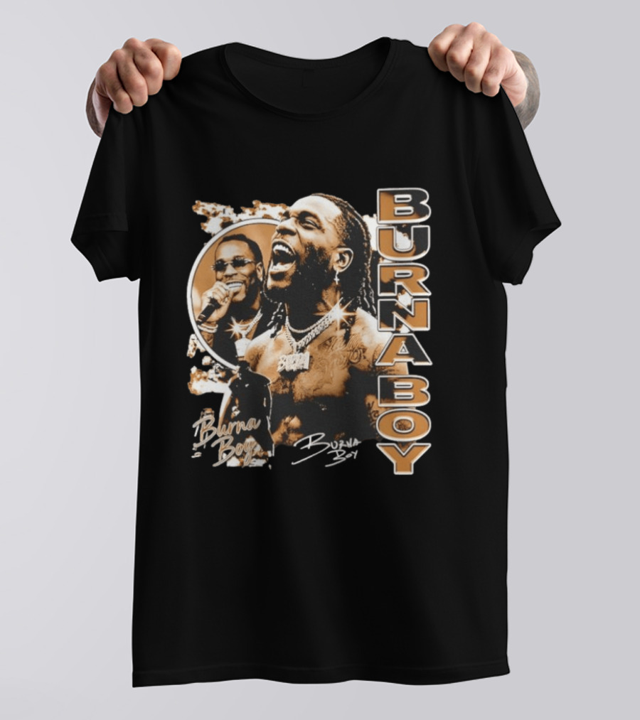 Burna Boy Iconic Music Lover Fan Merchandise T-Shirt
