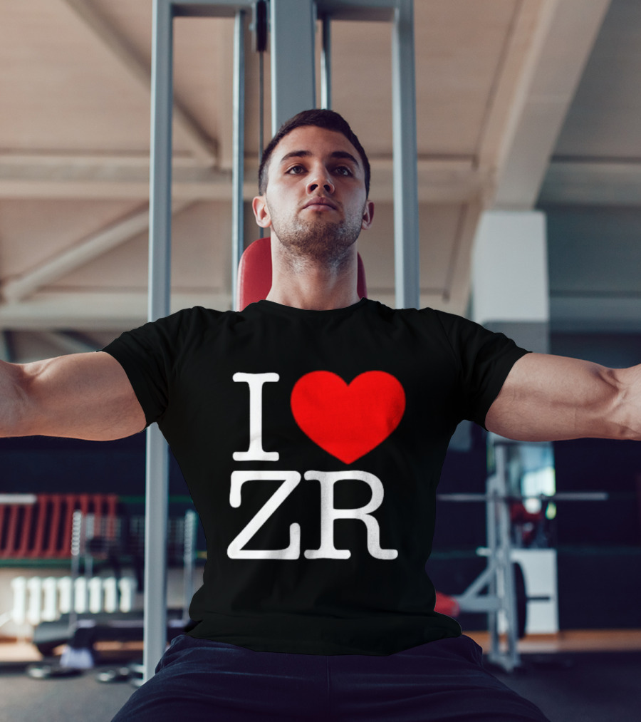 I Love ZR Red Heart T-Shirt