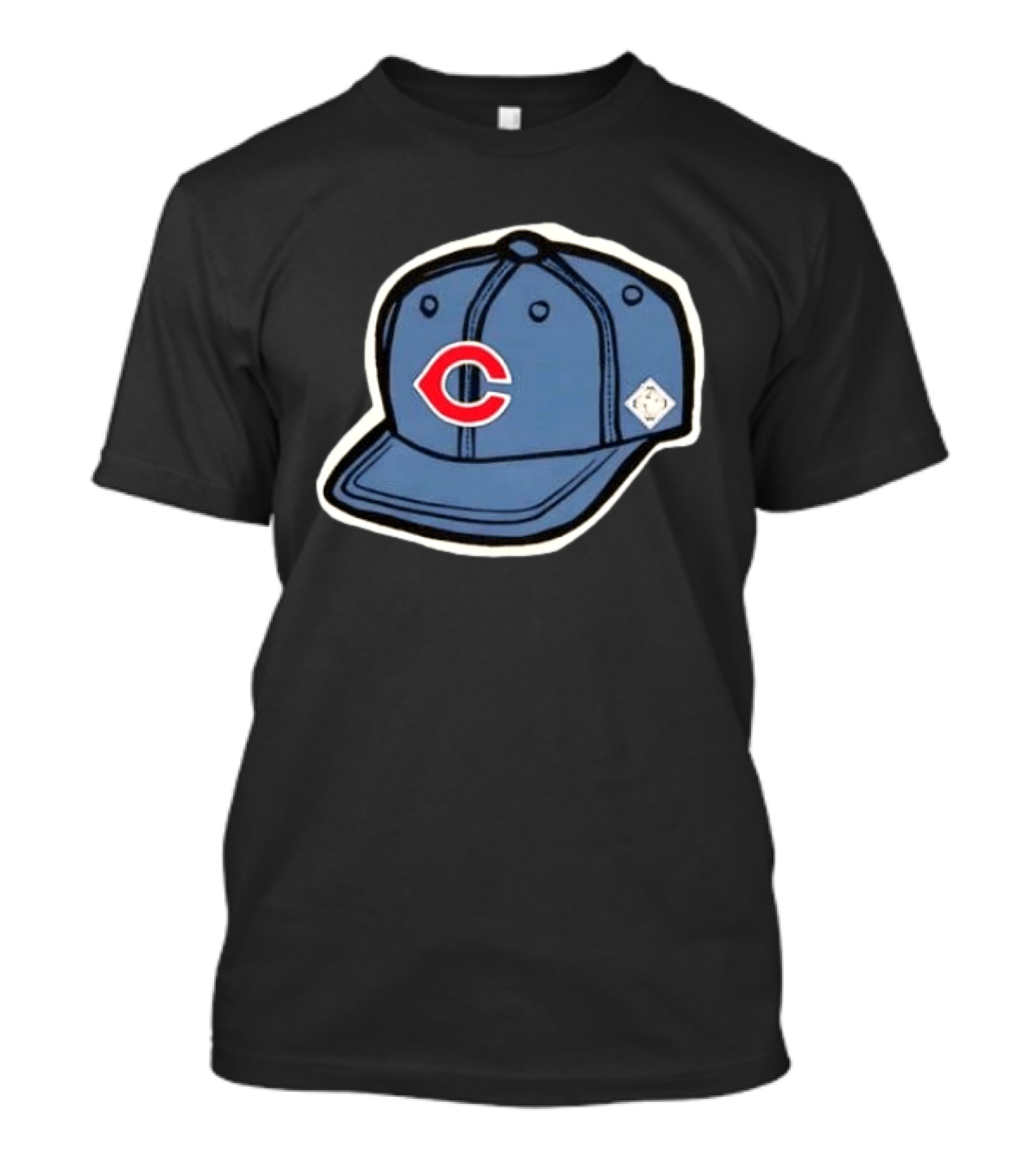 Chicago Cubs Cincinnati Tigers Negro League Cap With C Emblem Blue Hat T-Shirt