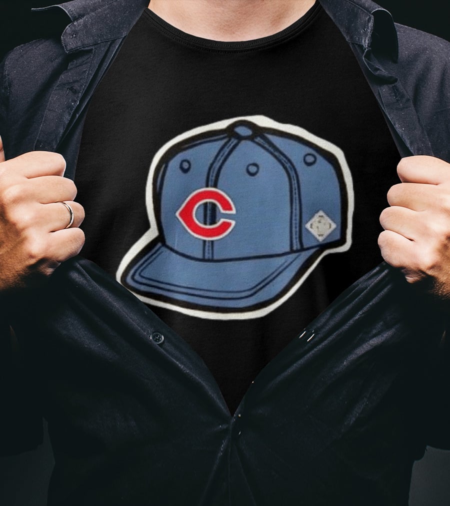 Chicago Cubs Cincinnati Tigers Negro League Cap With C Emblem Blue Hat T-Shirt