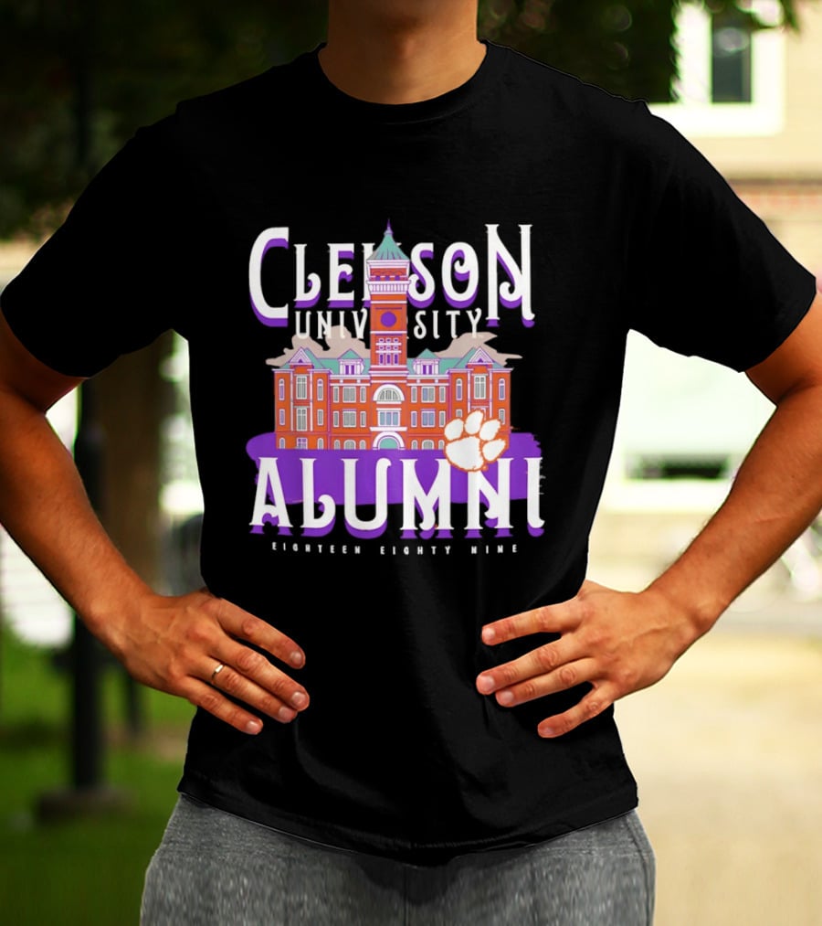 Clemson University Alumni Eighteen Eighty Nine Campus Tigers T-Shirt