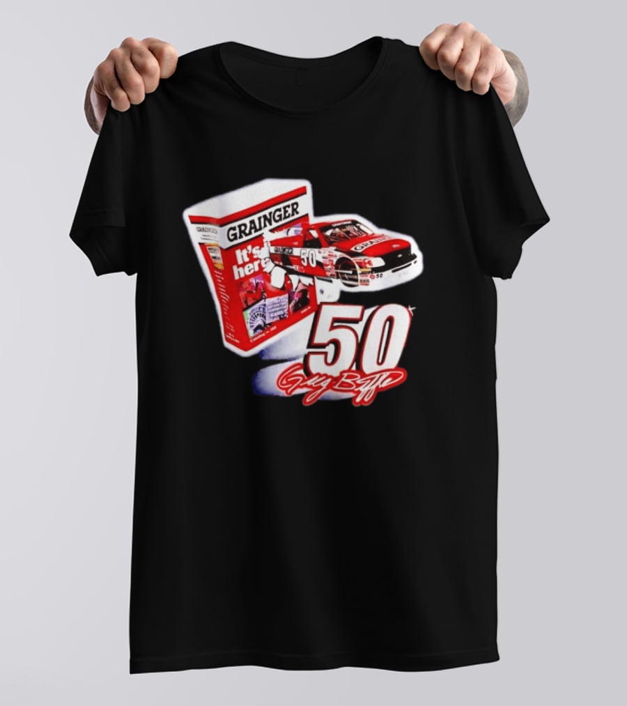 Grainger NASCAR 50 Greg Biffle Racing Car It's Here T-Shirt