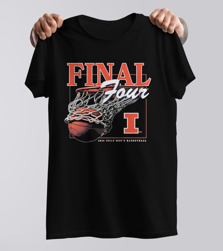 Illinois Final Four 2026 Men's Basketball NCAA March Madness T-Shirt
