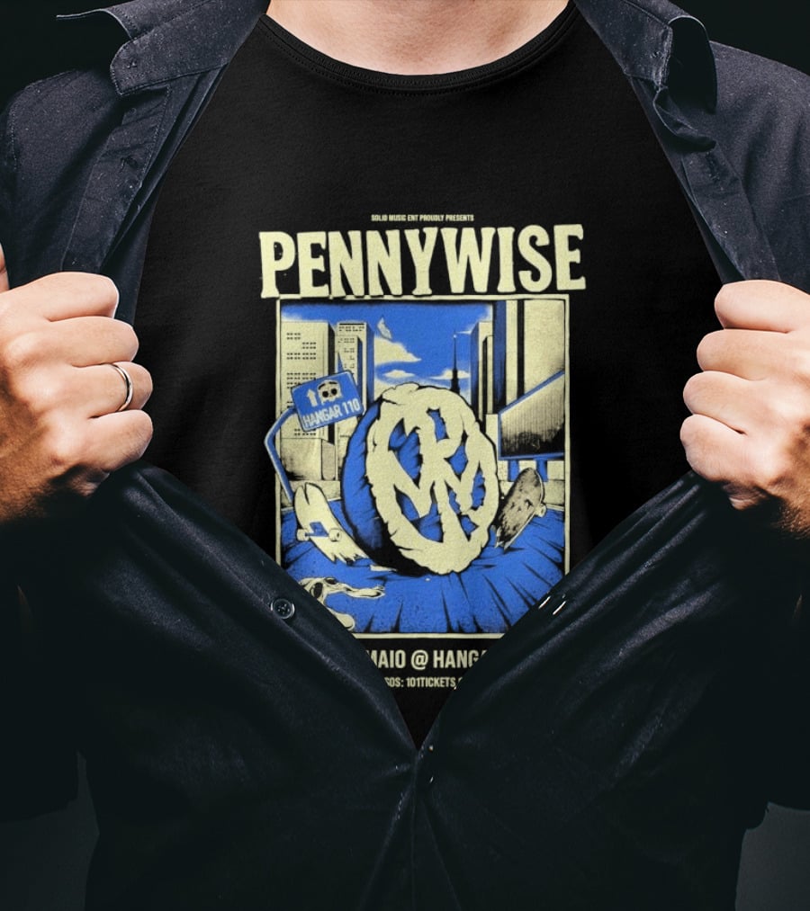 Pennywise We Are One Tour Sao Paulo Brazil Hangar 110 May 23 2026 T-Shirt