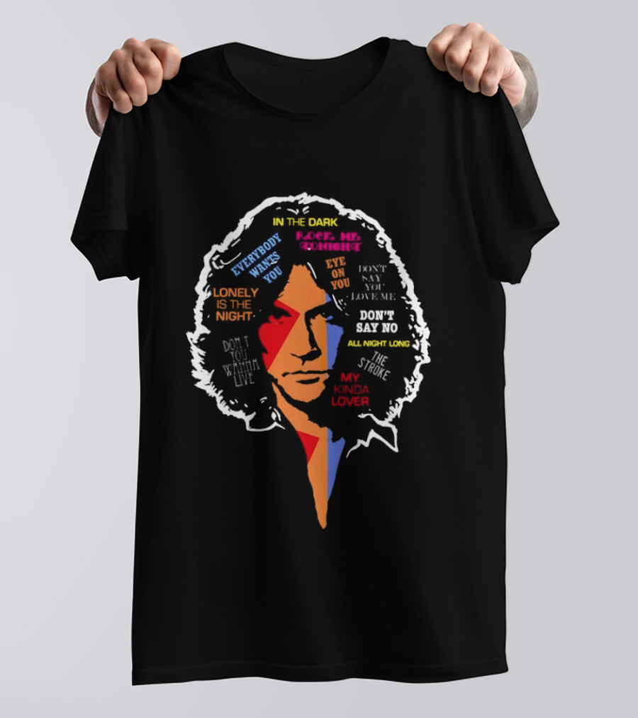 Billy Squier Emotions In Motion Album Cover Art Lyrics And Quotes T-Shirt