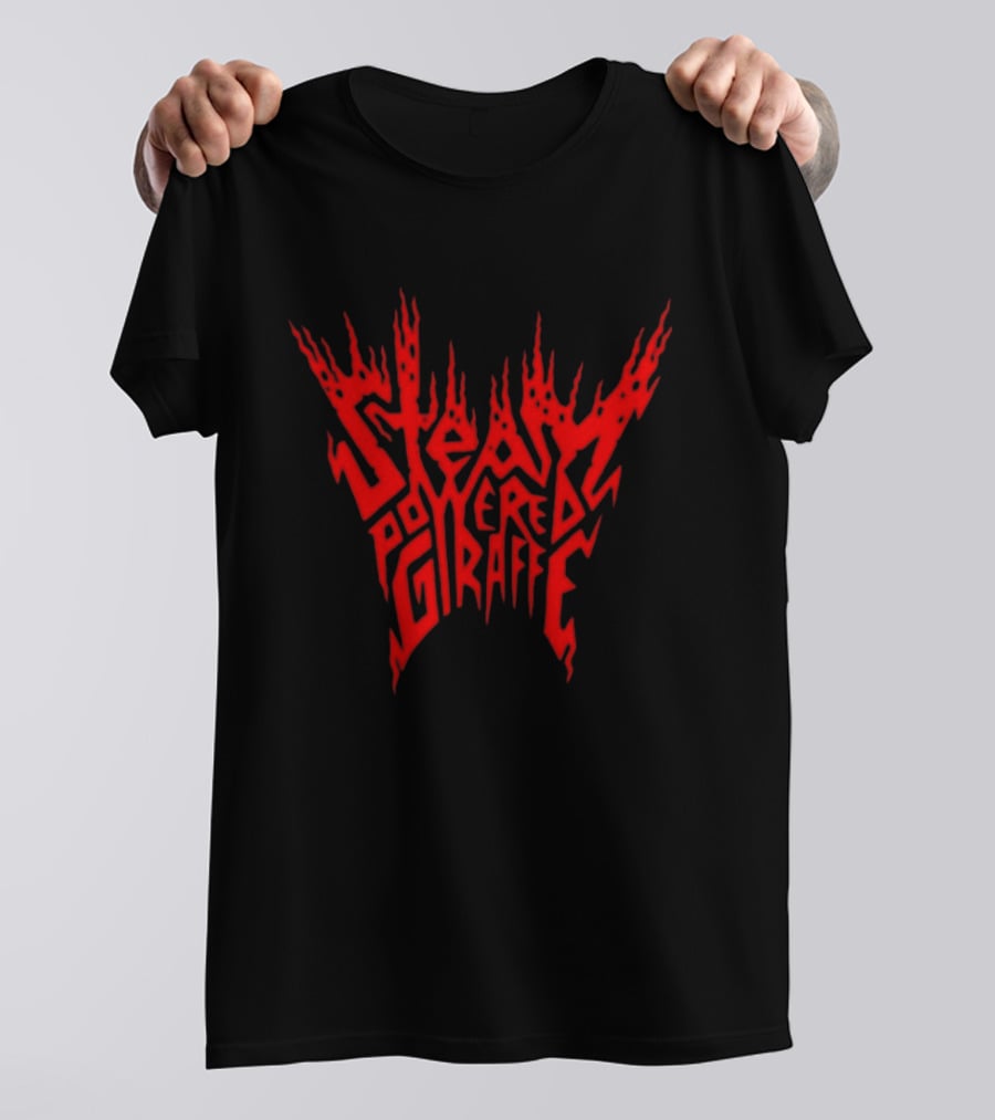 Steam Powered Giraffe Red Flame T-Shirt
