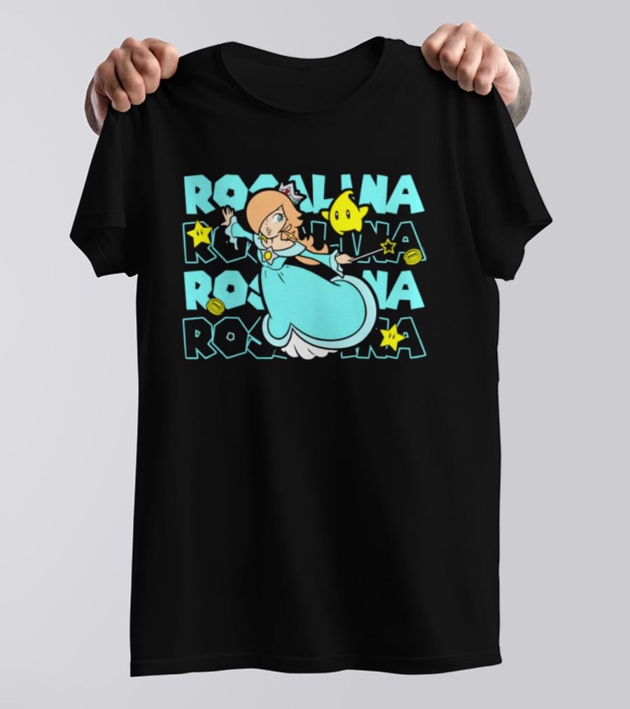 Super Mario Rosalina With Luma And Stars Est 1985 Disneyland T-Shirt
