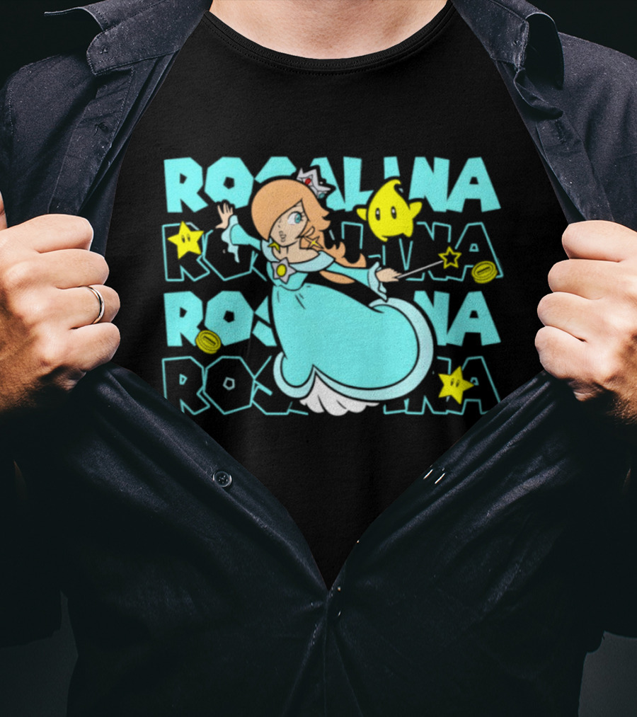 Super Mario Rosalina With Luma And Stars Est 1985 Disneyland T-Shirt