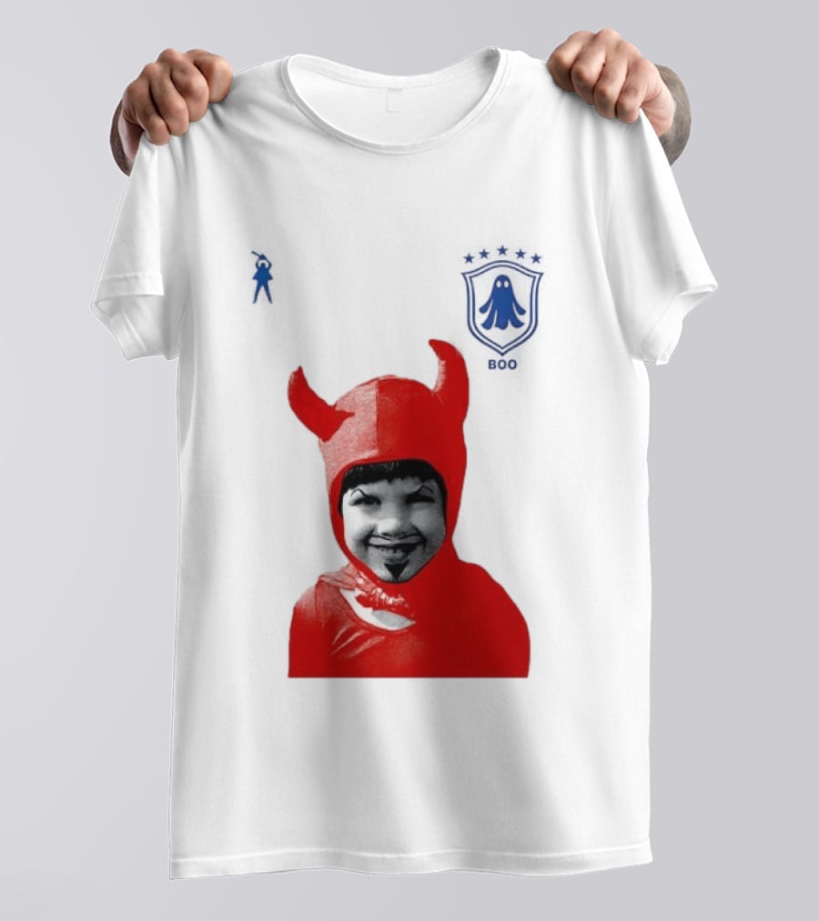 Seleção Diabo Problem Child Red Devil Costume T-Shirt