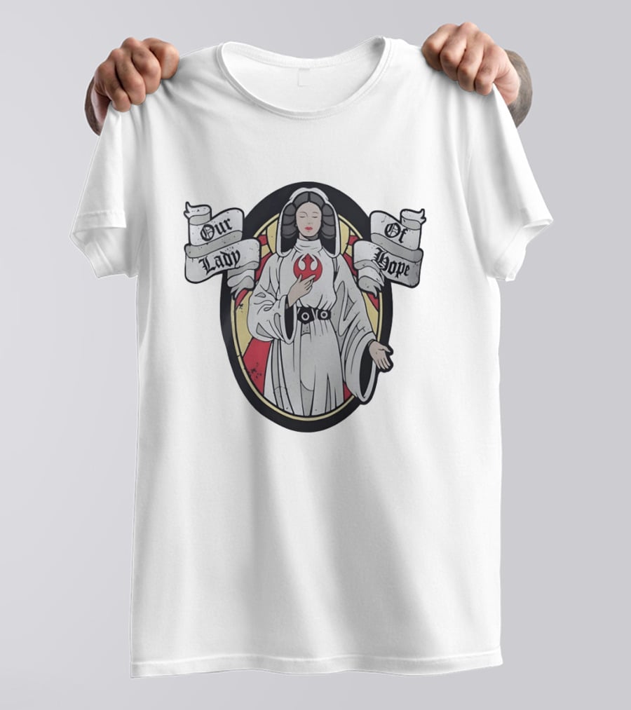 Princess Leia Our Lady Of Hope Star Wars Rebellion T-Shirt