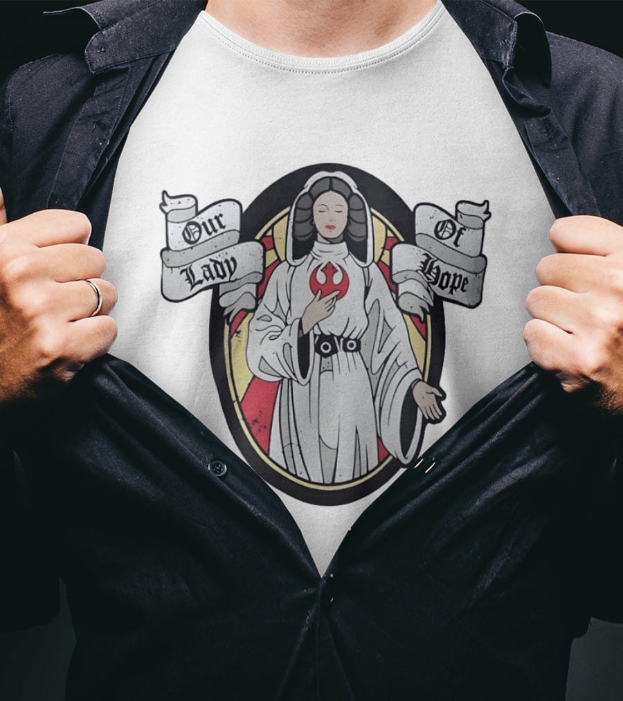 Princess Leia Our Lady Of Hope Star Wars Rebellion T-Shirt