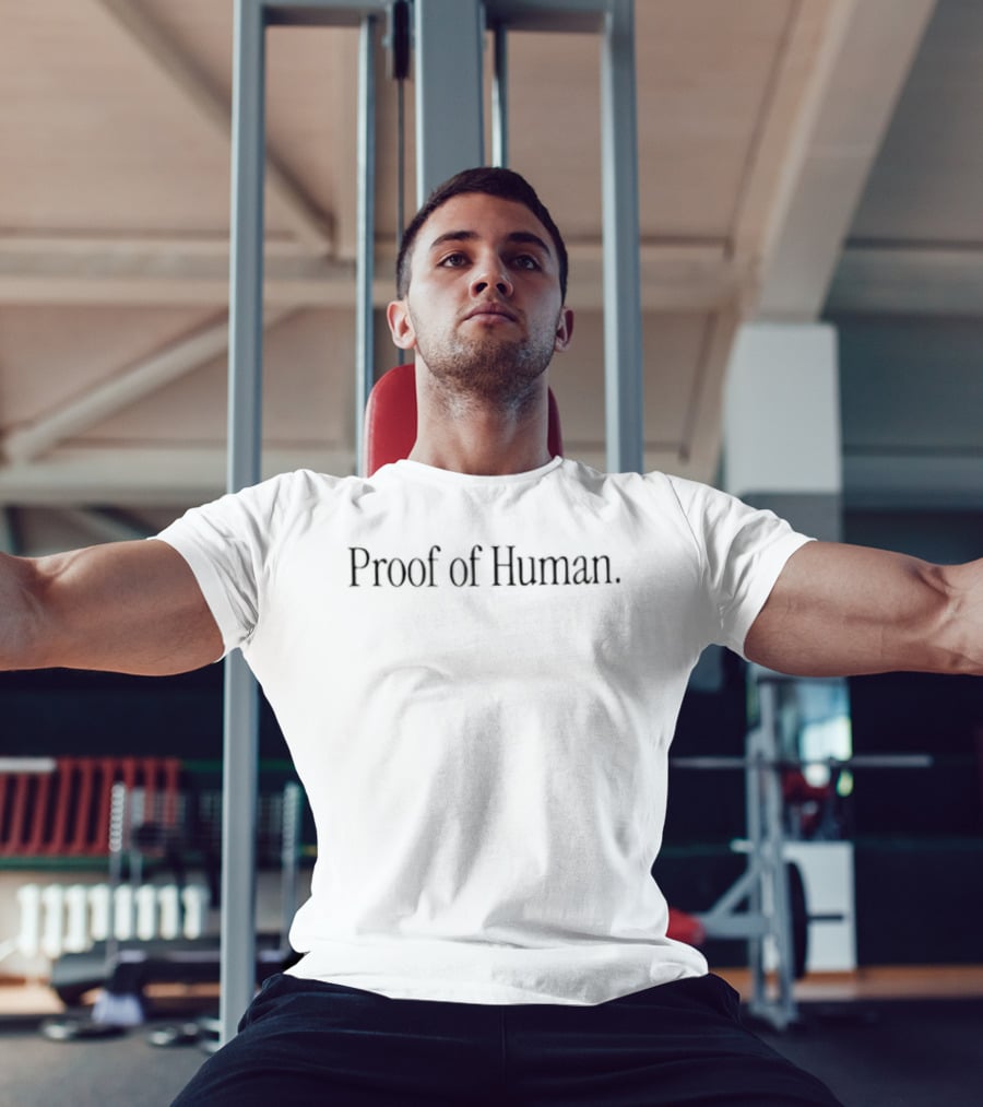 Proof Of Human Lettering T-Shirt