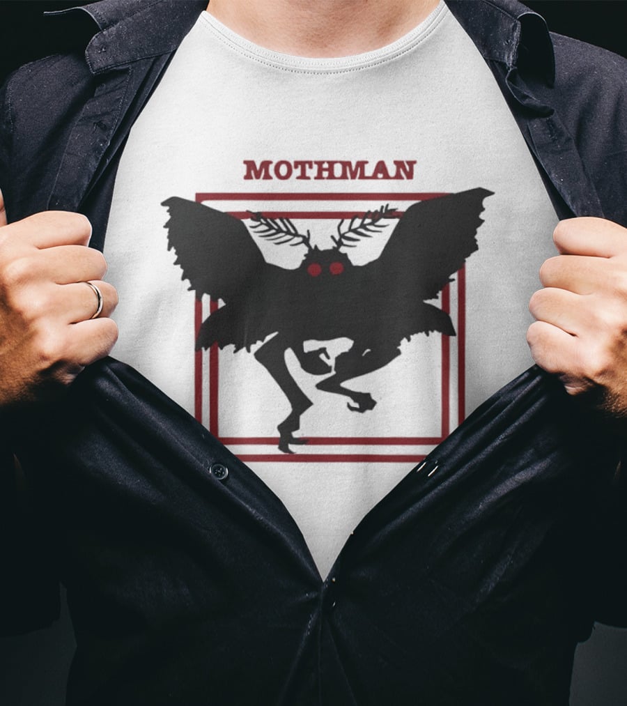 Mothman Point Pleasant West Virginia Since 1966 Mythical Creature Legend T-Shirt
