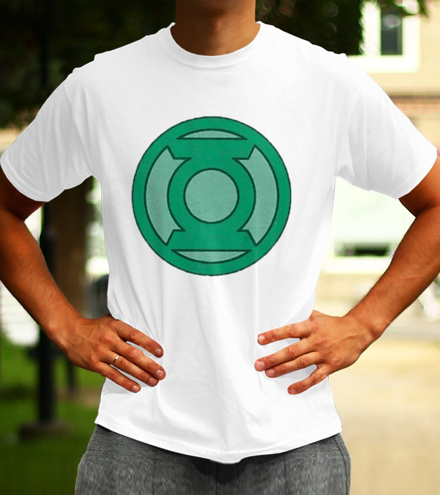 Green Lantern Corps Symbol Comics Hand Me Down T-Shirt