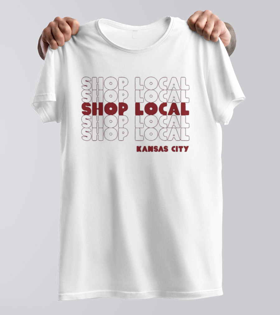 Shop Local Kansas City Bold Ash T-Shirt