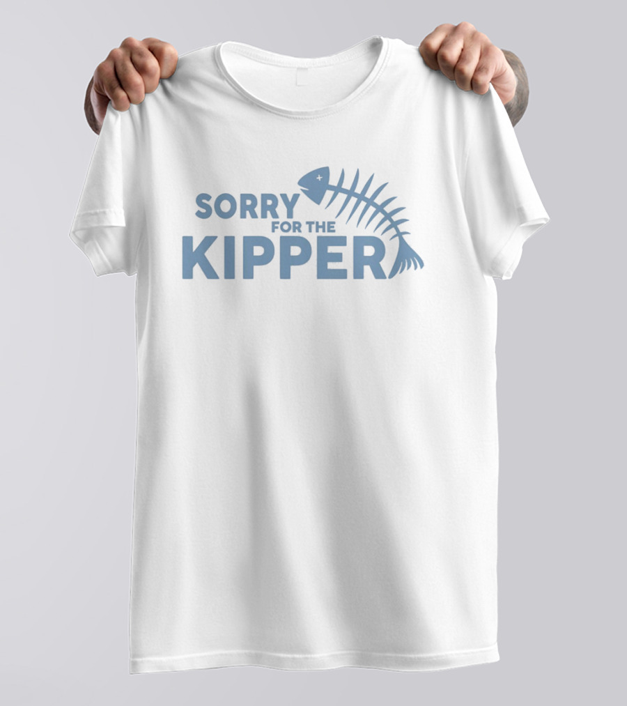 Sorry For The Kipper Fish Skeleton T-Shirt