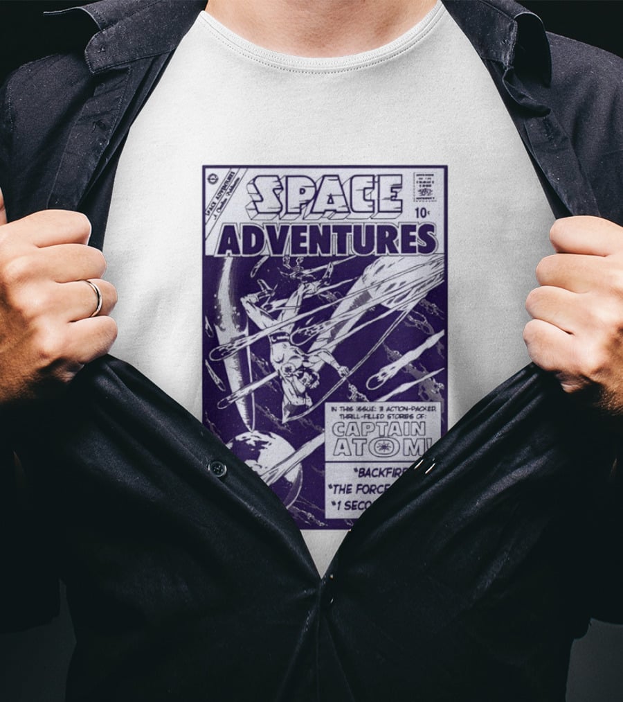Space Adventures Captain Atom Backfire The Force Beyond 1 Second Of War Charlton Comics 1961 T-Shirt