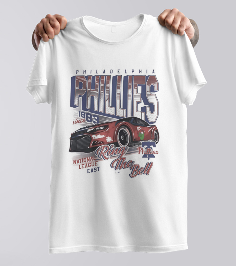 Philadelphia Phillies 1883 Racer Ring The Bell National League East T-Shirt