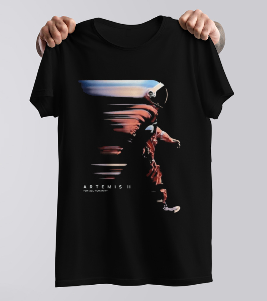 Artemis II For All Humanity 2026 Astronaut T-Shirt