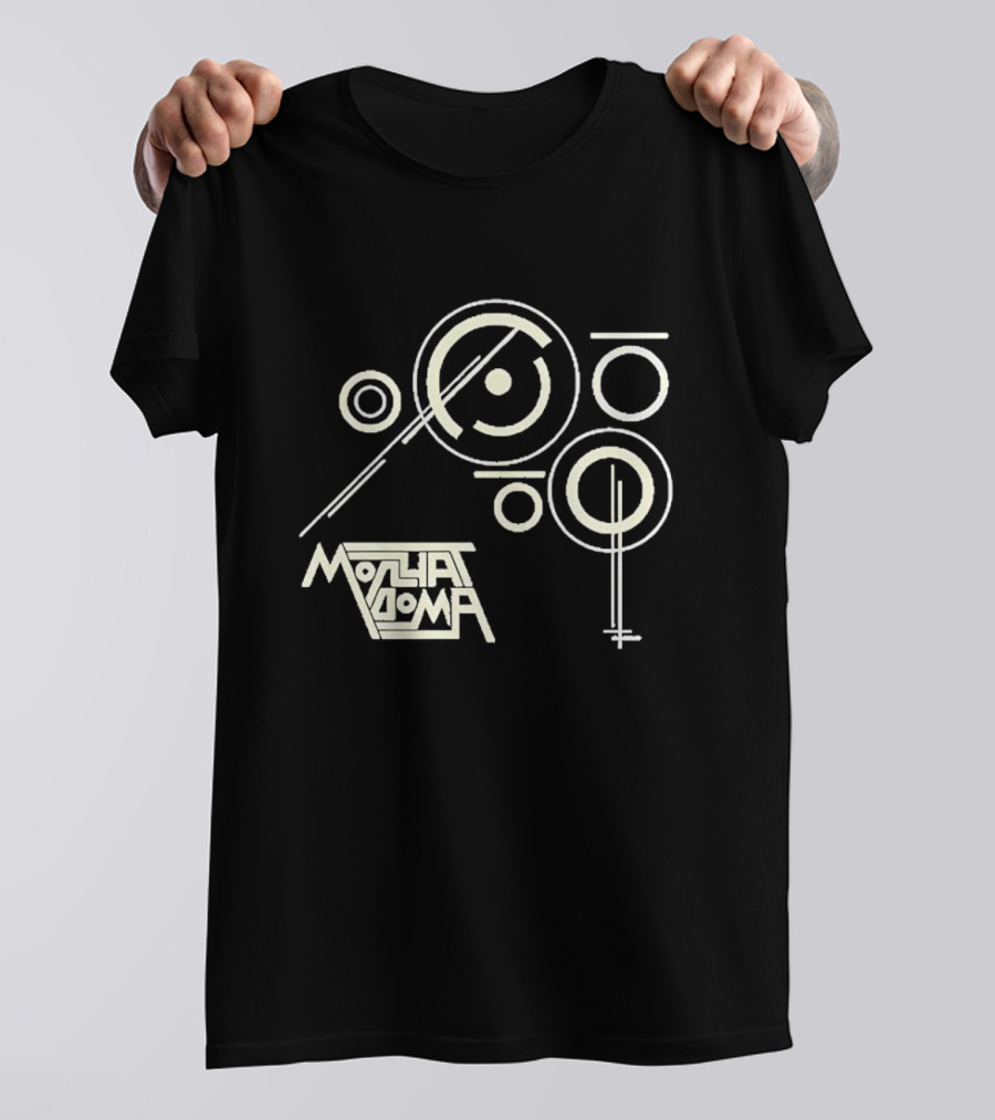 Molchat Doma Concert Geometric Circles And Lines T-Shirt