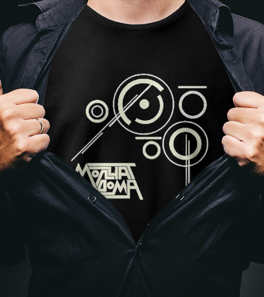 Molchat Doma Concert Geometric Circles And Lines T-Shirt