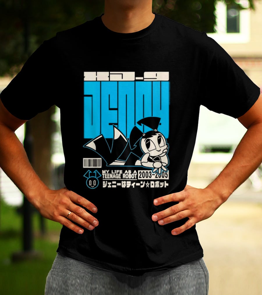 Jenny Kanji My Life As A Teenage Robot 2003 2005 Retro Manga Anime T-Shirt