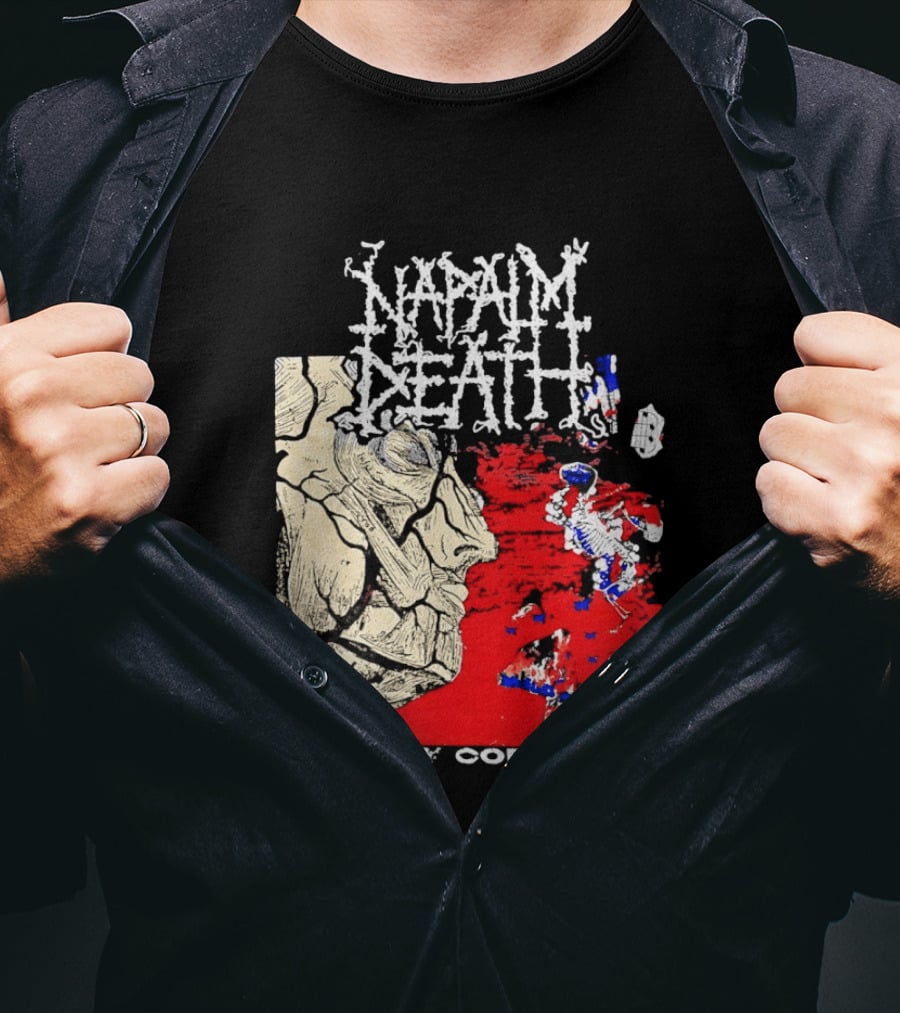 Napalm Death Harmony Corruption Abstract T-Shirt