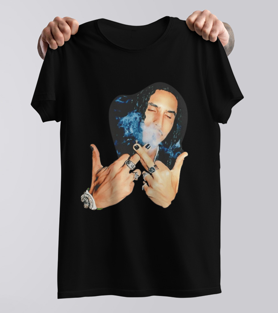 Brazil Matue Smoking Cigarette With Rings And Smoke T-Shirt