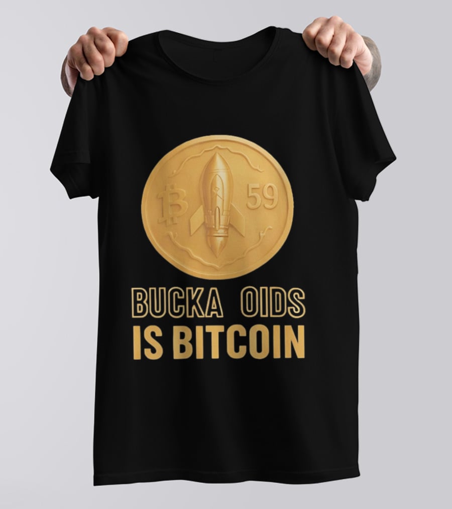 Buckazoids Bitcoin Rocket Coin B 59 T-Shirt