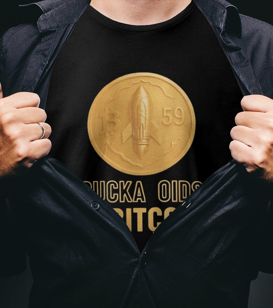 Buckazoids Bitcoin Rocket Coin B 59 T-Shirt
