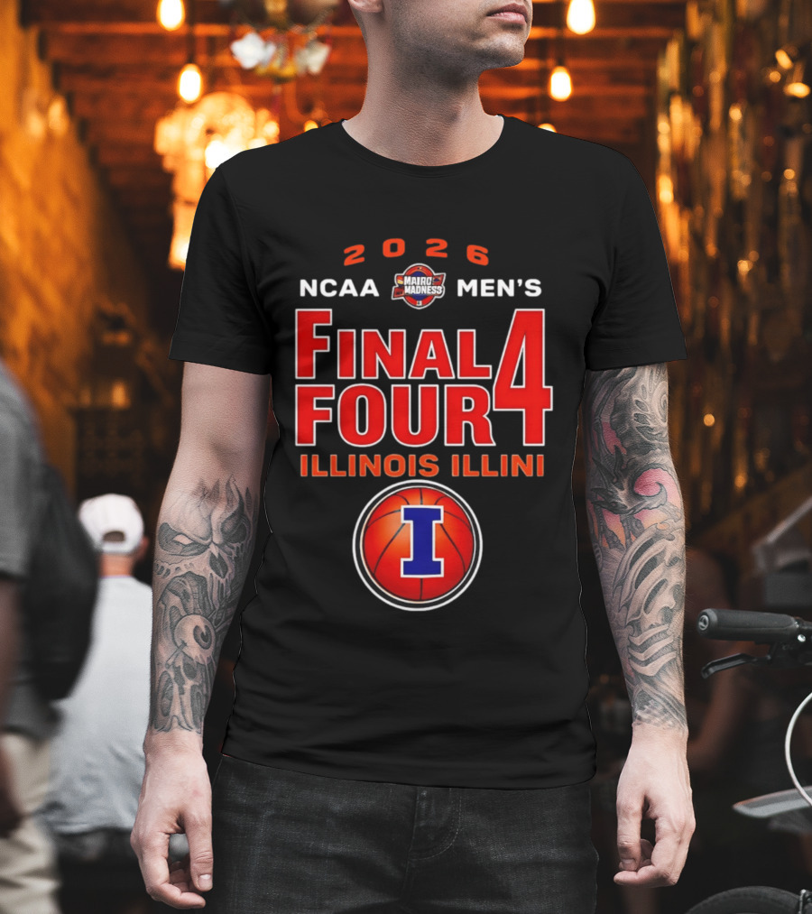 2026 NCAA Men's Final Four Illinois Illini March Madness T-Shirt