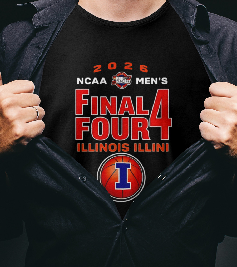 2026 NCAA Men's Final Four Illinois Illini March Madness T-Shirt