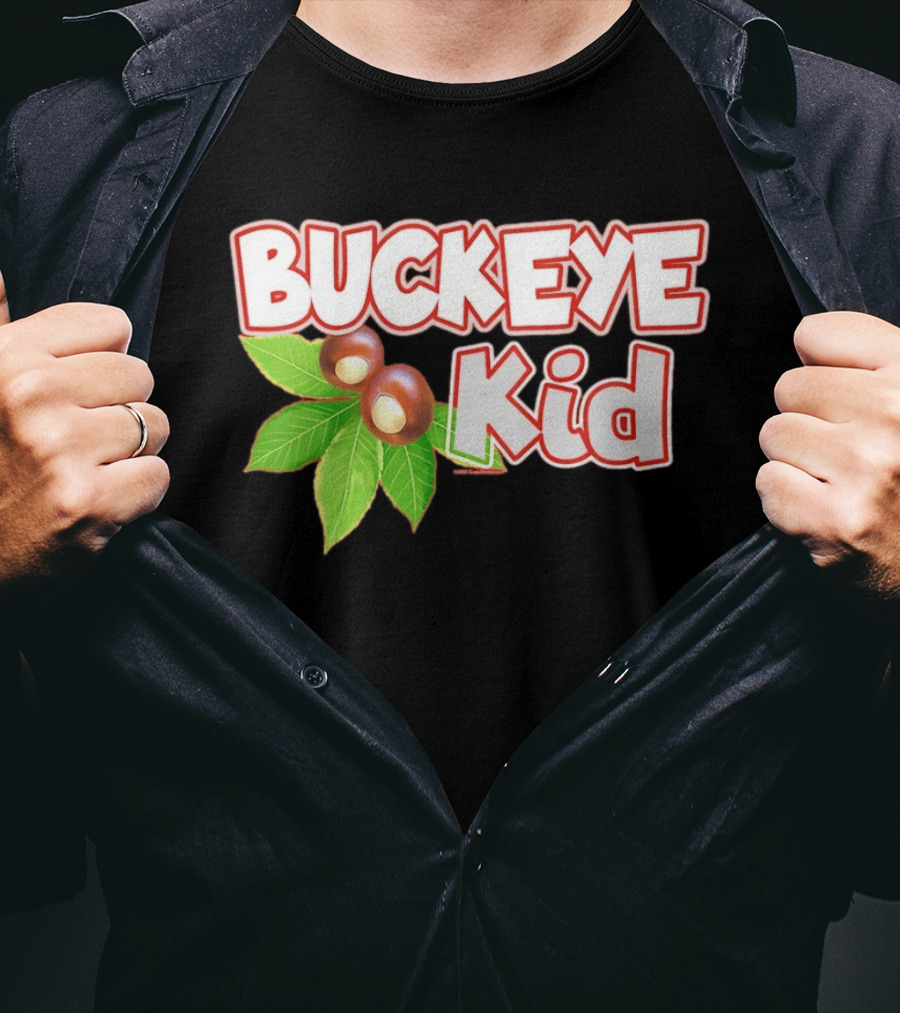 Buckeye Kid Ohio Tree Nut Leaf Home T-Shirt