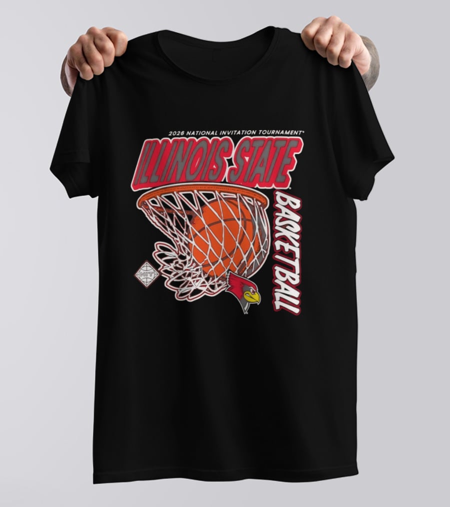 Illinois State Redbirds 2026 National Invitation Tournament Basketball T-Shirt