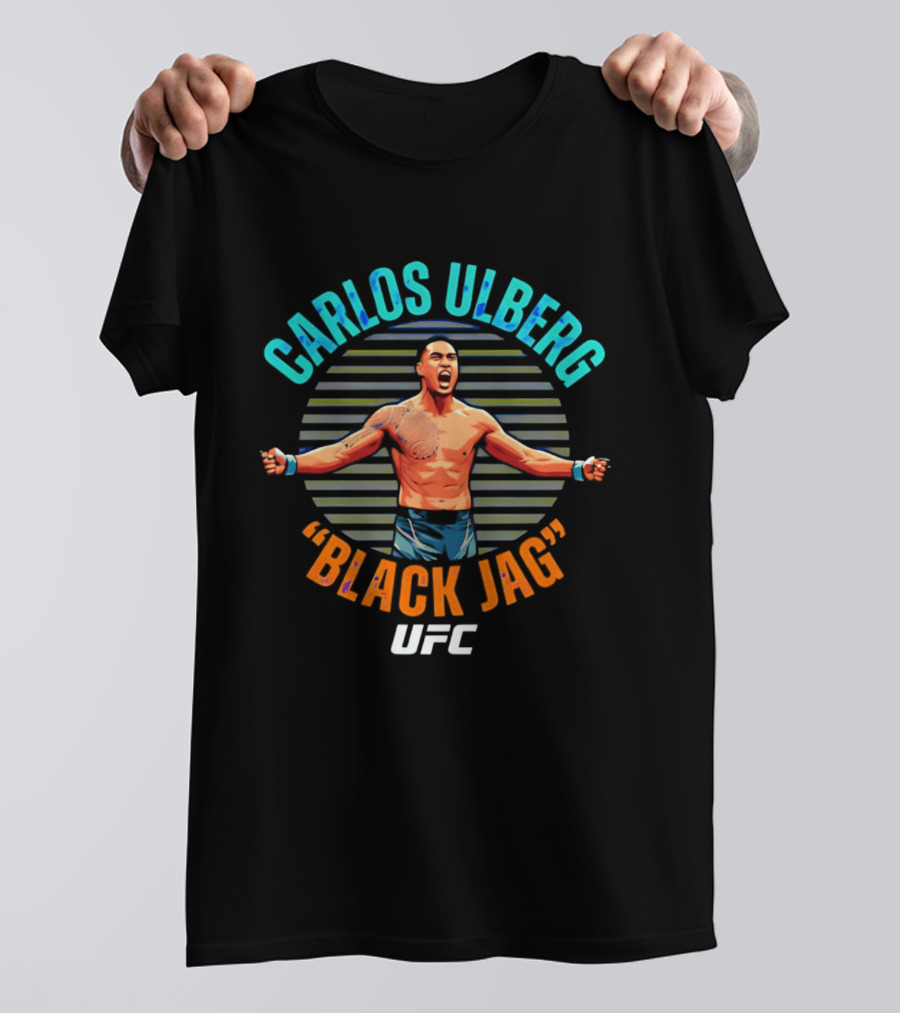Carlos Ulberg Black Jag UFC Fighter T-Shirt