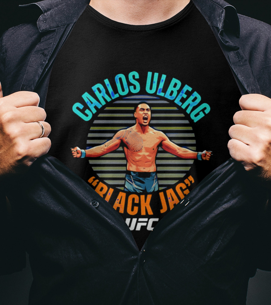 Carlos Ulberg Black Jag UFC Fighter T-Shirt