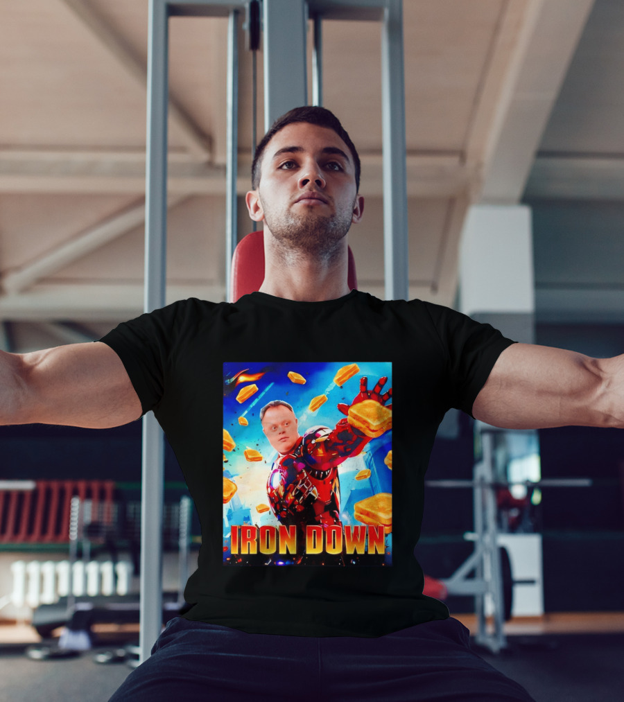 Iron Down Meme Toasted Hero Explosion T-Shirt